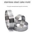 thumbnail image 2 of Stainless Steel Tart Mold Ring Tartlet Cake Mousse Molds 8cm, 2 of 5
