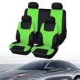 thumbnail image 2 of Shisuyan 8Pcs Universal Classic Car Seat Cover Seat Protector Car Styling Seat Covers Set (Fluorescent Green), 2 of 8