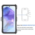 thumbnail image 5 of Takfox Case For Samsung Galaxy A35 5G ,Shockproof Heavy Duty Rugged Locking Swivel Holster Belt Clip Kickstand Full Body Hard Shell Phone Cover Case,Black, 5 of 7