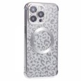 thumbnail image 1 of KAIYANG Serie HRF para iPhone 12 Pro Funda magnética galvanizada de TPU con estampado de leopardo - Negro, plateado y multicolor, 1 of 5