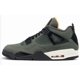 thumbnail image 5 of Size 11.5 - Undefeated x A i r-Jor-dan 4 Retro 2025 Green, 5 of 6