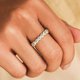 thumbnail image 3 of Betterlifefg-sweet Lindo anillo de flor de margarita para mujeres y niñas, 3 of 4