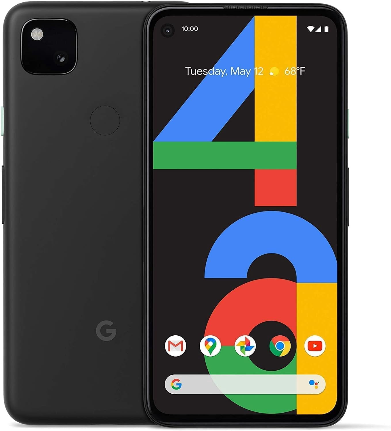 New Google Pixel 6 128GB Cell Phone, Stormy Black, Android 12, 6.4