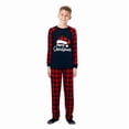 thumbnail image 5 of iHapHap Matching Family Christmas Pajamas, Merry Christmas Hat Long Sleeve Buffalo Plaid, 5 of 6