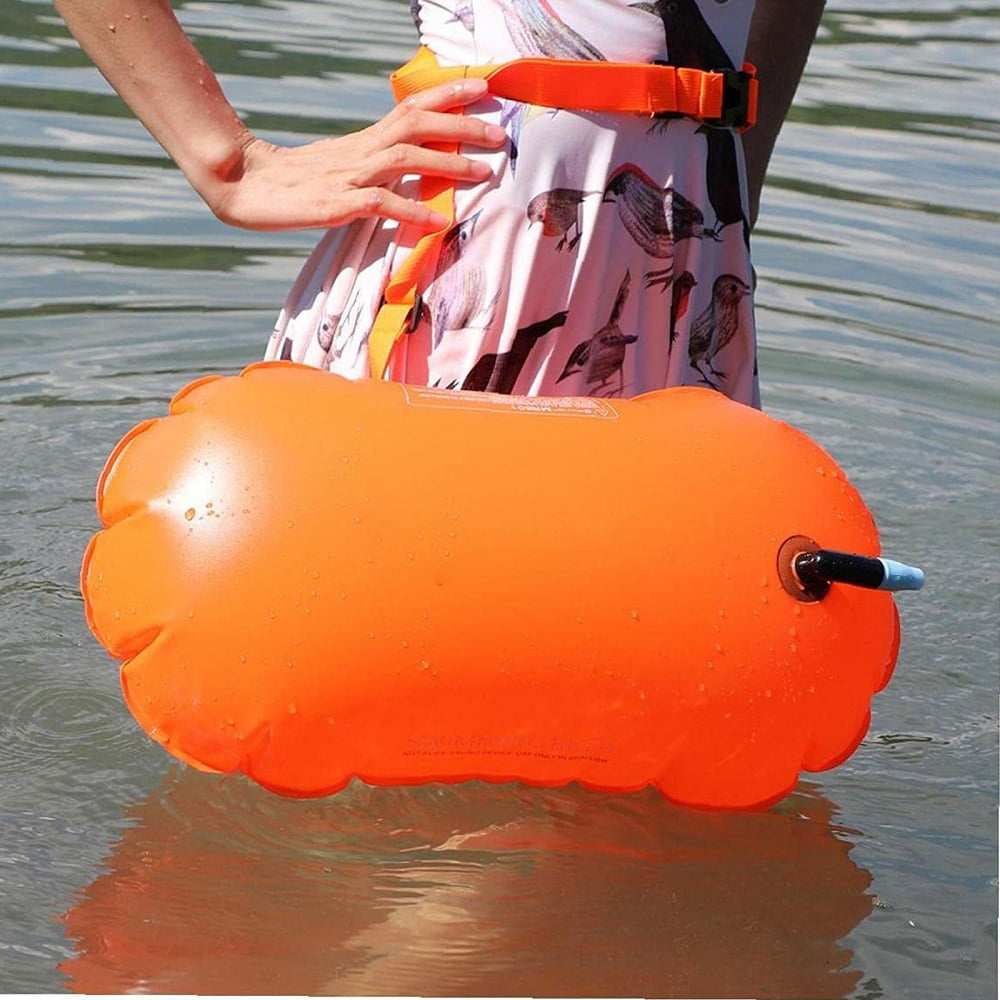 Details about   Safety   High   Visible   Swim   Buoy   Open   Tow   Float   Drybag   Gear 