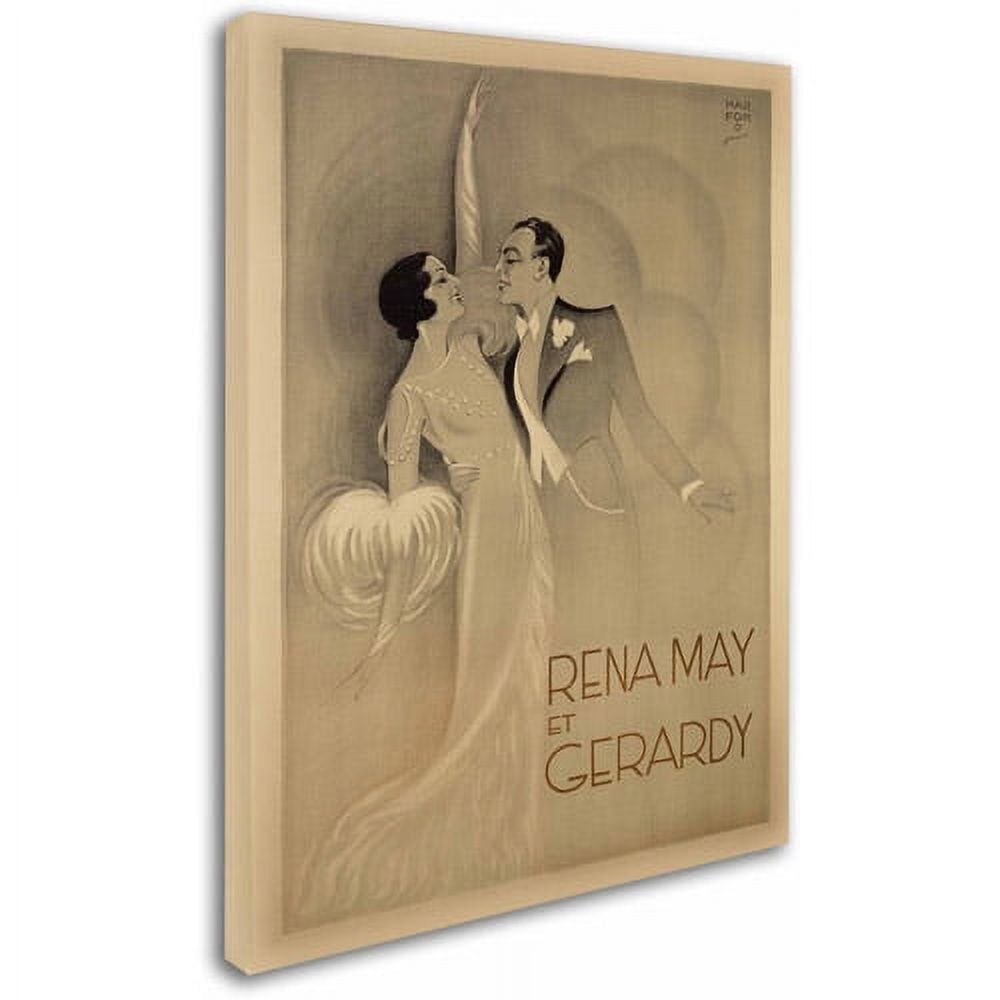 Trademark Fine Art "Rena May Et Gerardy" Canvas Art