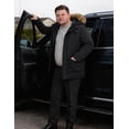 thumbnail image 4 of Soularge Men's Big and Tall Warm Jacket Winter Coat Waterproof Hoodie Puffy Parka Gray 7X, 4 of 12
