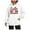 White, variant on Bibifish Hoodies For Women Fall Oversized Mom Letter Print Hoodies Long Sleeve Female Sports Pullovers Tops With Pocket