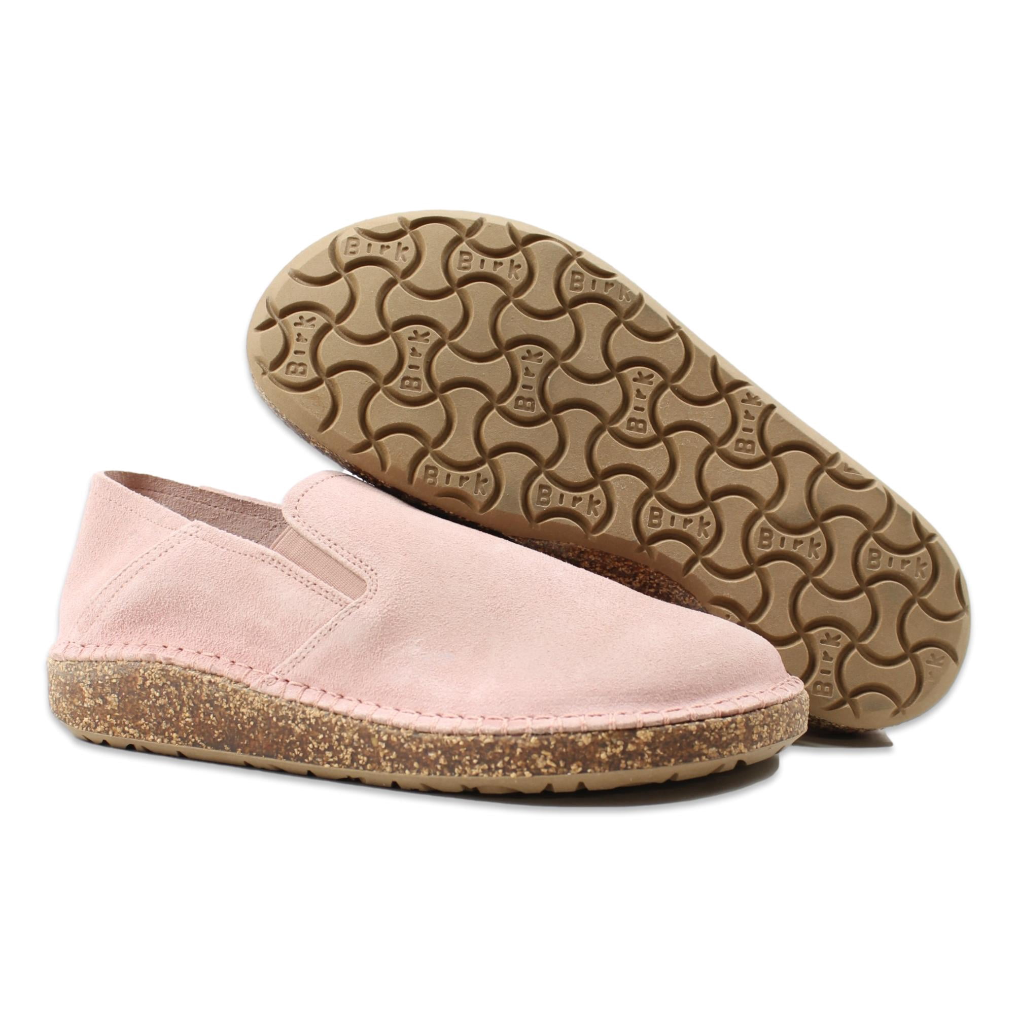 Birkenstock Womens Callan Suede Narrow Shoes Soft Pink