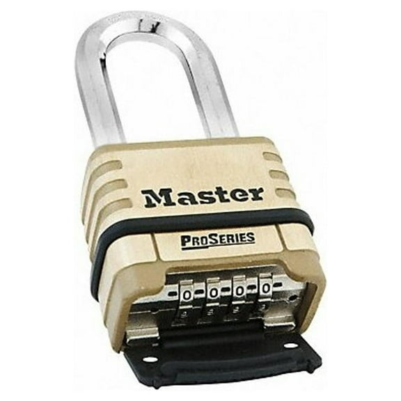 Master Lock 1175D Resettable Brass Combination Padlock