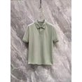 thumbnail image 5 of Nueva camiseta de verano con solapa de negocios con control de acceso de un solo botón para hombres, polo casual simple de manga corta LP, 5 of 5