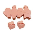 thumbnail image 2 of 50x Cajas de Dulces Cajas de Papel para Regalos del Día de San Valentín Cajas Plegables de Panadería para Compromiso Aniversario de San , Rosa Macarena Cajas de papel, 2 of 8
