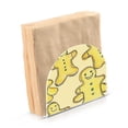 thumbnail image 2 of Yellow Gingerbread Man Thick U Shape Acrylic Napkin Holder Non Slip Space Saving for Kitchen, 2 of 9