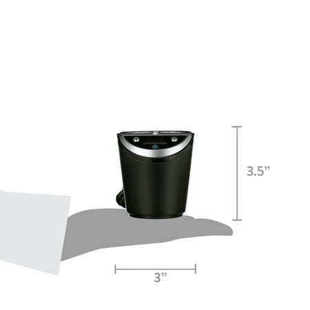 Car and Driver - Car Power Station with 4 Charging Ports and FM Transmitter - Black