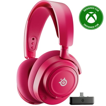 SteelSeries Arctis Nova 7X Wireless Gen 2 Multi-Platform Gaming Headset — Real-Time App Control — 50  HR — Mixable 2.4GHz/Bluetooth — Xbox, PC, PS5/PS4, Switch 1/2, Mobile — Magenta