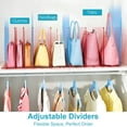thumbnail image 3 of Organizador de bolsos SortNStore ajustable de acrílico rosa, 3 of 7