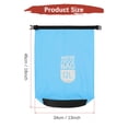 thumbnail image 3 of Dry Sacks [1PCS] - Ultralight Waterproof Bags Lightweight Storage Sacks 12L Use for Backpacking & Traveling - [Sky Blue-18 x 13 IN/ 46 x 34 CM] Outdoor Bags Keep Gear Dry, 3 of 7