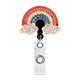 thumbnail image 1 of Hebilla fácil de tirar con diamantes de imitación de cristal, hebilla retráctil de pavo real de árbol grande, hebilla para documentos fácil de tirar, rollo de insignia de arco iris Wmkox8yi sjalhkljlk3602, 1 of 1