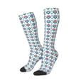 thumbnail image 2 of Bingfone Compression Socks for Women and Men Long Socks for Running Athletic Cycling Nurse-Tulips Flowers, 2 of 8