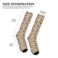 thumbnail image 2 of Lsque Cute Dog Pattern Sport Compression Socks for Men & Women 15-20 mmHg Knee High Nurse Pregnant Running Medical and Travel Athletic, 2 of 6