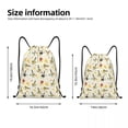 thumbnail image 4 of Mochila con cordón Bill Cipher Gravity Falls, mochila deportiva para gimnasio, bolsas de cuerdas para yoga, 4 of 5