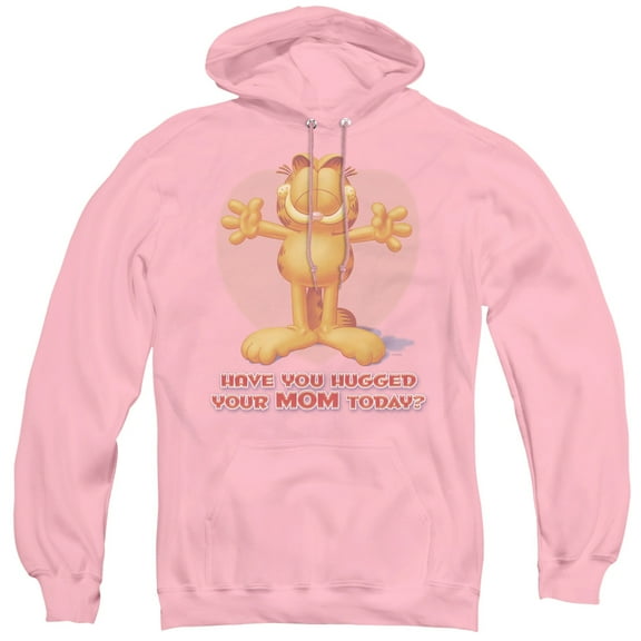 Garfield Have You Adult Pullover Hoodie Sweatshirt Pink