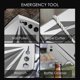thumbnail image 2 of Camping Shovel Folding Gardening Shovel Outdoor Emergency Shovel Multi-functional Multi-tool, 2 of 4