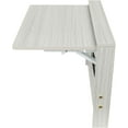 thumbnail image 3 of Wall Mounted Folding Table, Wall Desk Fold Down, Floating Desk for Wall, Functional Hanging Desk for Laundry Room,Home Office Workstation (Light Gray-Rounded Edge, 63x41.5cm/24.8x16.3inch), 3 of 9