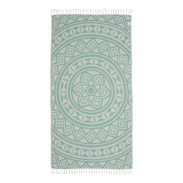 Toalla de playa Sand Cloud Turkish 100% algodón orgánico Mandala
