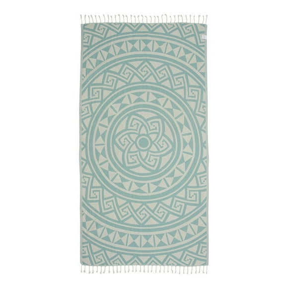 Toalla de playa Sand Cloud Turkish 100% algodón orgánico Mandala