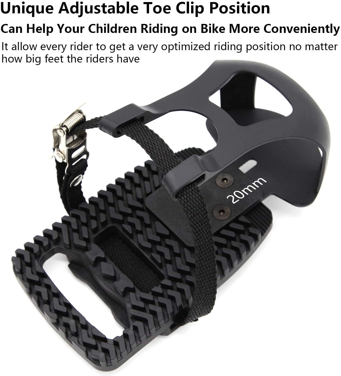 Adjustable Pedal Adapter Pedals Toe 