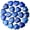 Lapis Lazuli, variant on Lepidolite Heart Stones Bulk 20 Pack Polished Pocket Worry Crystals
