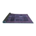 thumbnail image 2 of Ahgly Company Indoor Square Abstract Blue Modern Area Rugs, 3' Square, 2 of 4