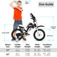 thumbnail image 5 of JOYSTAR Motocross Style Kids Bike for Boys Girls Ages 4-7 Years, 16 Inch Children Bicycles Black, 5 of 5