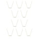 thumbnail image 1 of Jumpingount Pearl Necklace Baroque Stylish Adjustable Aesthetic Accessories Decor Chokers Universal Jewelry Fashion Wedding for Women Oro 10piezas Jumpingount CBP501399, 1 of 4