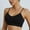 Black, variant on Womens Seamless Sports Bra Rib Camisoles Lightweight Thin Yoga Bra Spaghetti Strap Wireless Workout Yoga Underwear