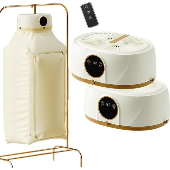 Upgraded Automatic Ironing Machine, Portable Clothes Dryer for Home Use, Garment Steamer & Folding System, Automatic Wireless Vertical Steam Iron, Travel/Apartment - User Manual Included (2PCS)