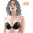 thumbnail image 1 of Adhesive Bra Strapless Sticky Silicone Bra Push Up Invisible Reusable Backless Bra For Women R, 1 of 5