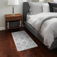 thumbnail image 3 of Loomaknoti Prince Light Greeri 3' x 5' Geometric Indoor Accent Rug , Gray, 3 of 6