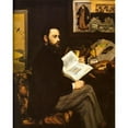 thumbnail image 3 of Manet, Edouard 15x18 Black Modern Framed Museum Art Print Titled - Portrait of Emile Zola, 3 of 5