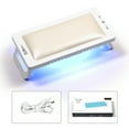 thumbnail image 5 of FSTDelivery 72 W UV Nail Lamp with Arm Rest & UV Gloves, Professional LED Nail Light for Gel Nails Polish, 4 Timers Foldable Nail Dryer with Hand Rest for Nails Tech Manicure Salon Home Use, White, 5 of 9