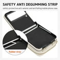thumbnail image 4 of Compatible Samsung Galaxy Z Flip 4 Case with Card Holder,Shockproof PU Leather Crossbody Lanyard Cover Protective Strap Case for Galaxy Z Flip 4 Wallet Case,Samsung Z Flip 4 Case for Women White, 4 of 14