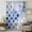 Dark Blue, variant on Blue Morocco Sheer Curtains 63 Inches Long, Vintage Graffiti Paint Art Boho Dappled Light Filering Curtains, Breathable Simi Curtain Privacy Drapes for Living Room Bedroom Window Treatment