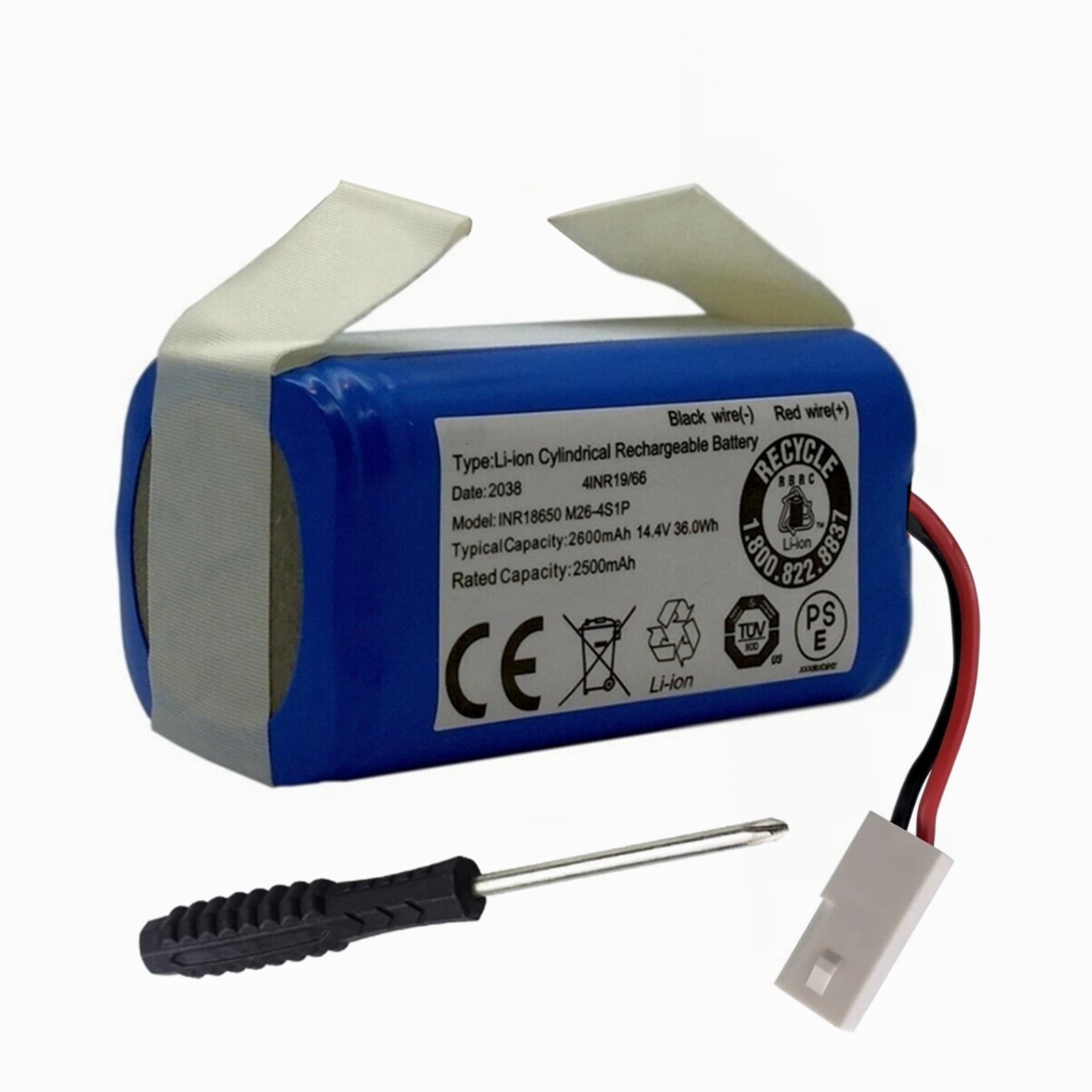 Shark 2 Pack Replacement Battery XB2950 for V2950, V2950A, V2945Z