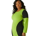 thumbnail image 4 of Ashley Stewart Women's Plus Polka Dot Fitted Dress, Sizes 10/12-26/28, 4 of 4