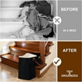 thumbnail image 2 of Aunavey Organizer Basket with Handles for Stair Storage at Home, 2 of 7