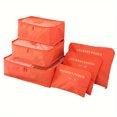 thumbnail image 3 of DEKAXID - Bolsa de viaje para guardar ropa y cosméticos (6 unidades) - Organizador de artículos de tocador con separación de ropa seca y húmeda - Simplifica tu experiencia de viaje, 3 of 7