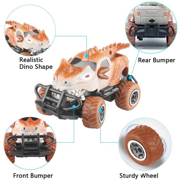 ZERONE Voiture de dinosaure télécommandée pour enfants, camion-monstre ZERONE Voiture de dinosaure télécommandée pour enfants, camion-monstre