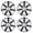 14 inch-Sliver & Mold Texture, variant on 4Pcs Set 14" Universal Hubcaps,Wheel Rim Cover Replacement,Snap on Car Truck SUV,ABS&PC Material,Sliver & Mold Texture