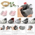 thumbnail image 4 of Infant Baby Boys Girls Slippers Cozy Fleece Booties Soft Bottom Warm Cartoon Socks Newborn Crib Shoes, 4 of 7